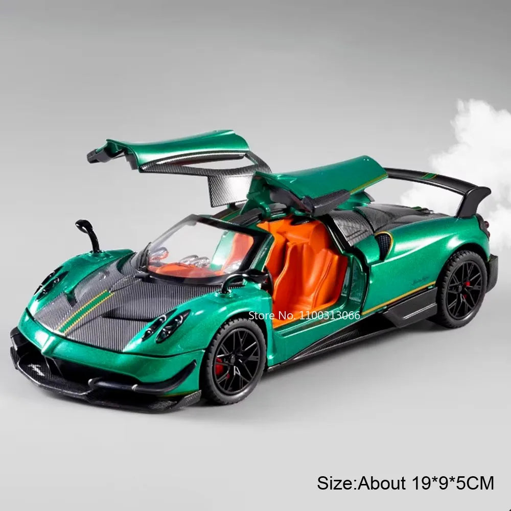 Pull-Back Pagani Huayra Model - Spray Effect with Light & Sound