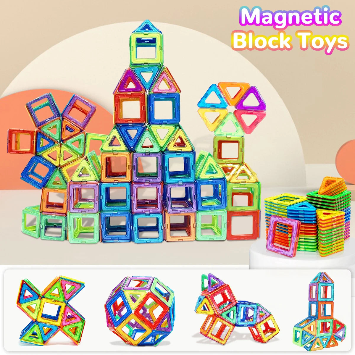 Mag Builder Pro*Educational DIY Magnet Toys for Creative Learning*