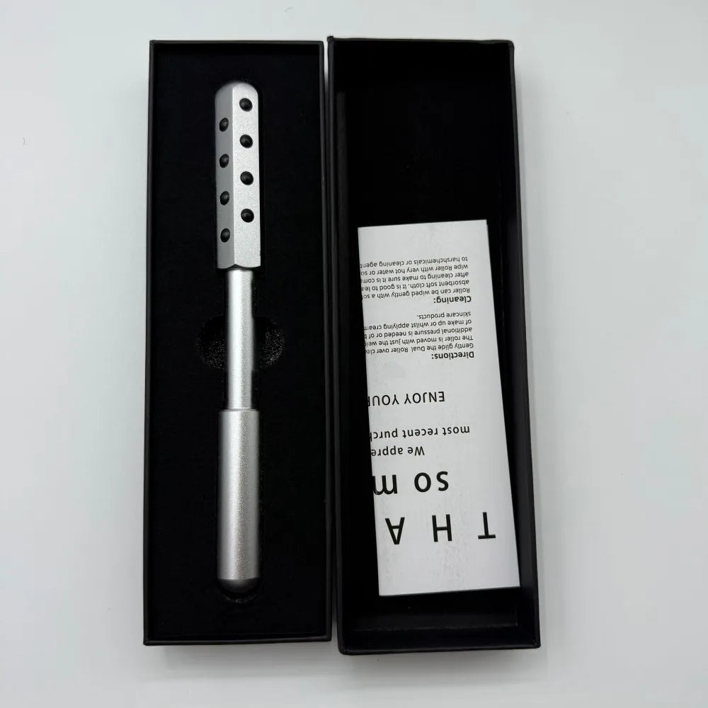24-Ball Germanium Facial Massage Roller - Anti-Aging Acupoint Therapy &  Beauty Tool