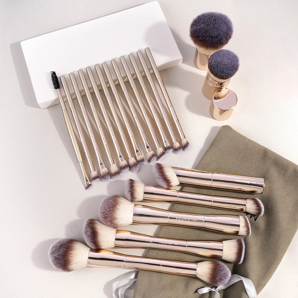 Glow Duet *Double-Ended Professional Makeup Brush Set *