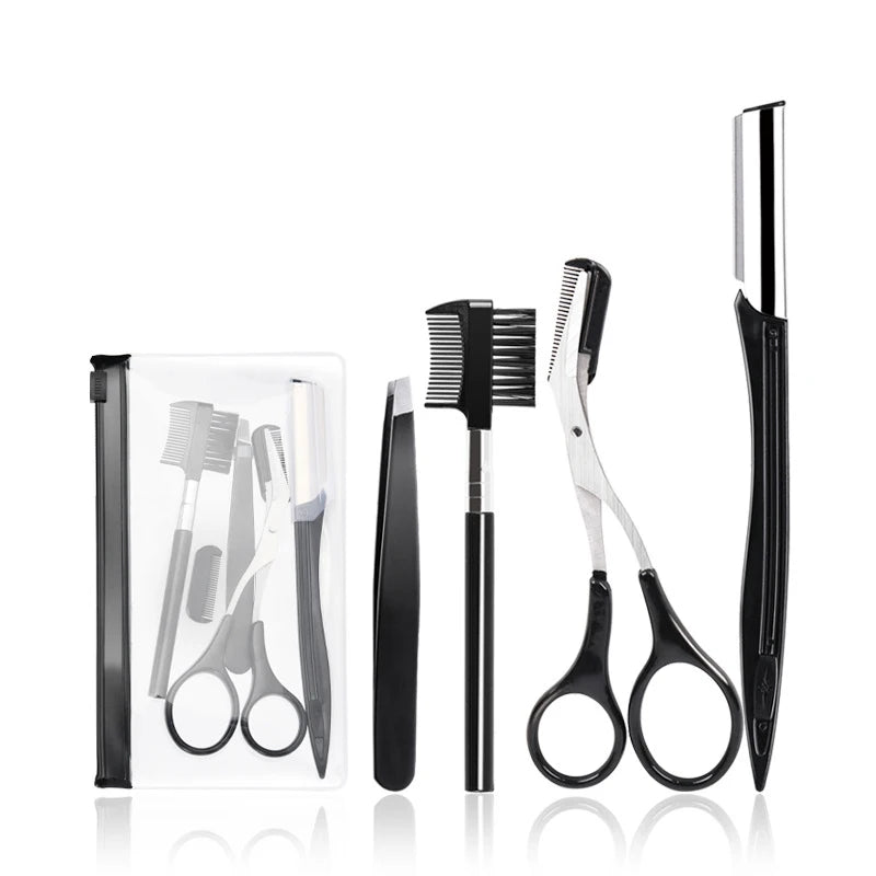 Pro 11-Piece Eyebrow Grooming Kit - Complete Set