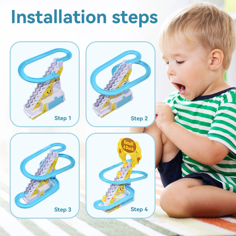 Climb & Slide Musical Duck *Electric Rolling Toy*