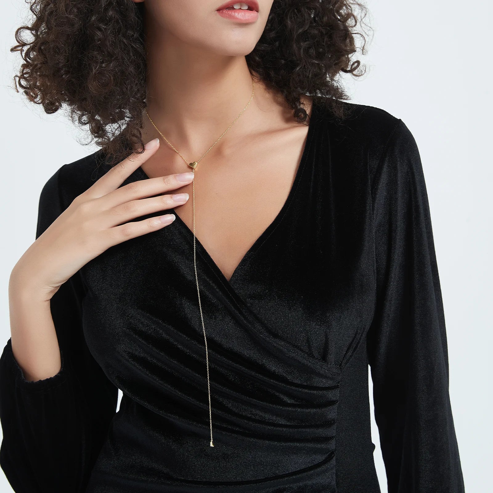 The Adjustable Heart * A 925 Sterling Silver Gold Plated Choker for Women *