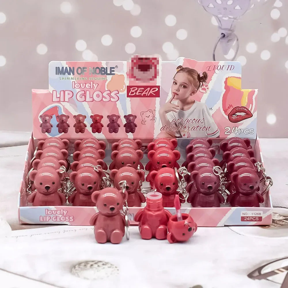 Kawaii Bear Lip Kit - 6 Velvet Matte Lipstick Set