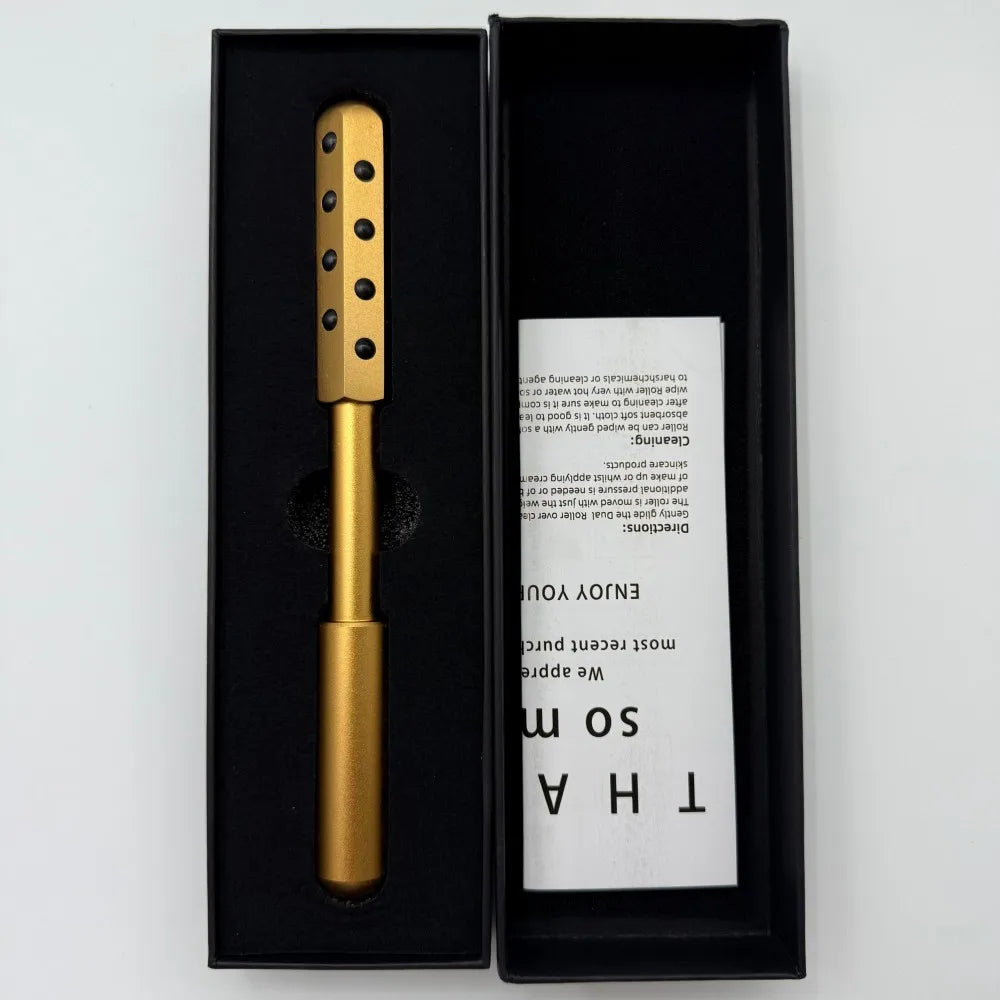 24-Ball Germanium Facial Massage Roller - Anti-Aging Acupoint Therapy &  Beauty Tool