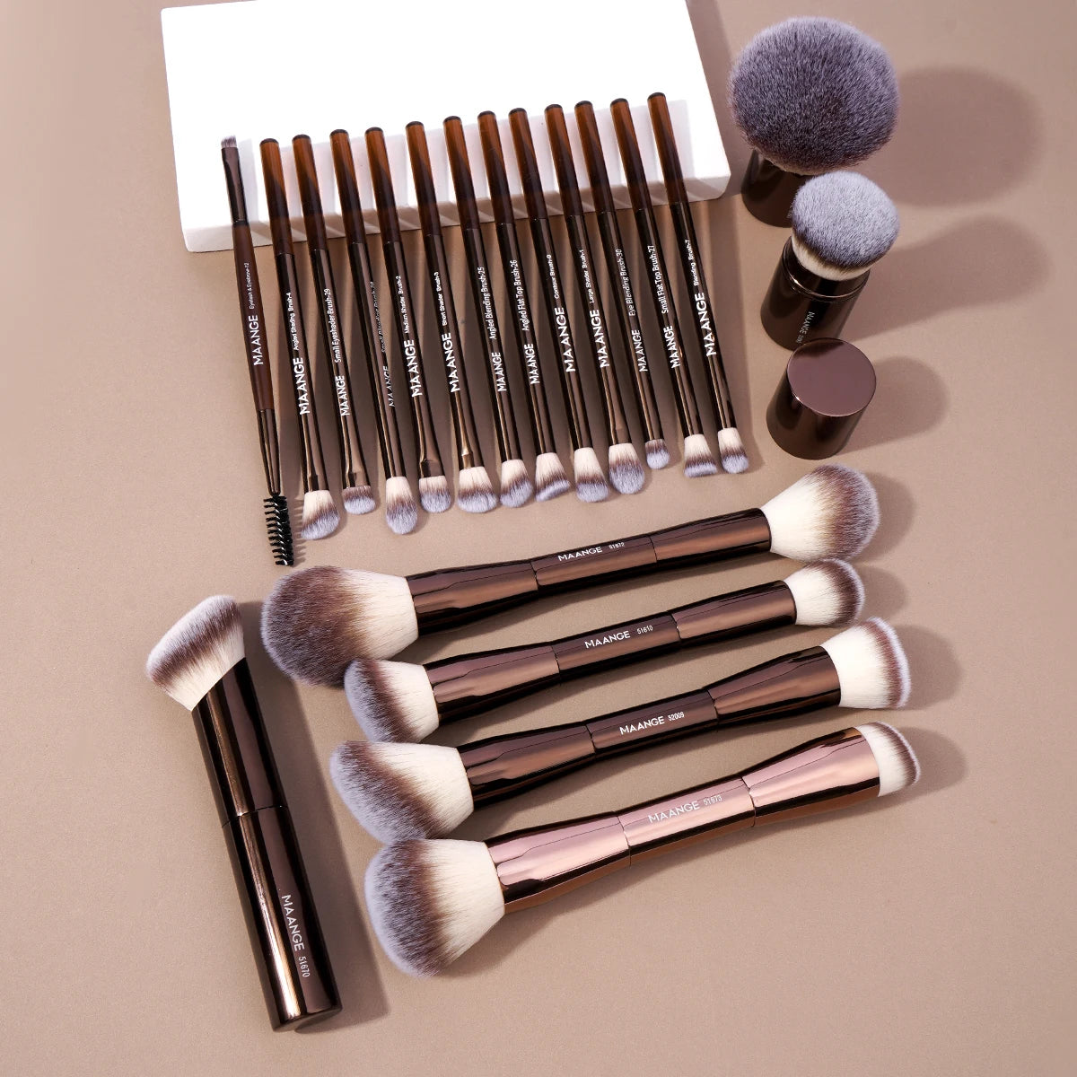 Glow Duet *Double-Ended Professional Makeup Brush Set *