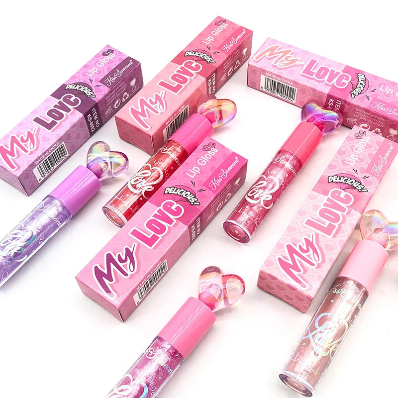 Magic Color Change Lip Glaze - 6 Set Sparkly Gloss