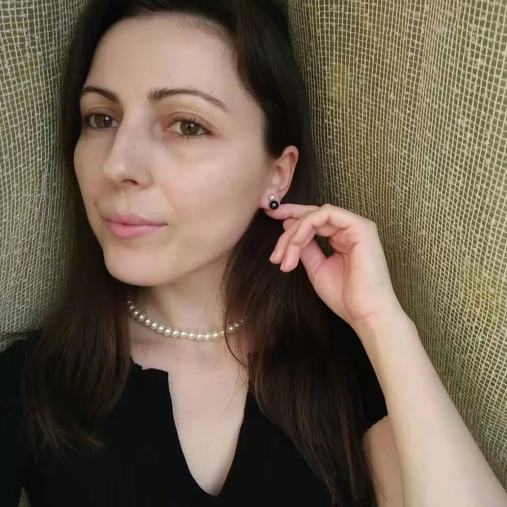 Muse Pearls *Elegant Freshwater Pearl & 925 Silver Jewelry Set *