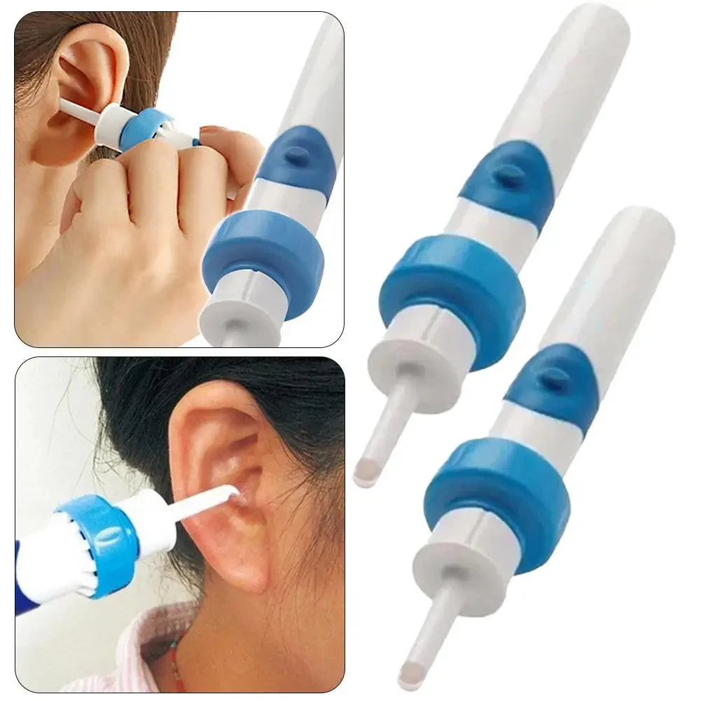 Safe Electric Ear Cleaner - Automatic Earwax Removal Kit with Soft Silicone Tips