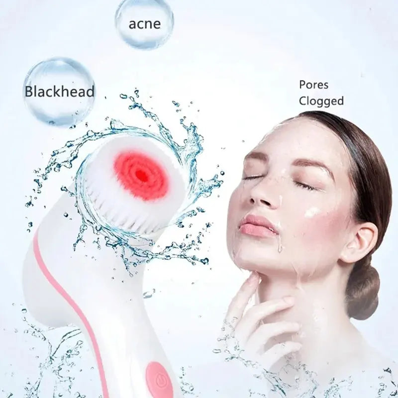 Aqua Trio  * Deep Cleansing & Massaging Facial Brush *