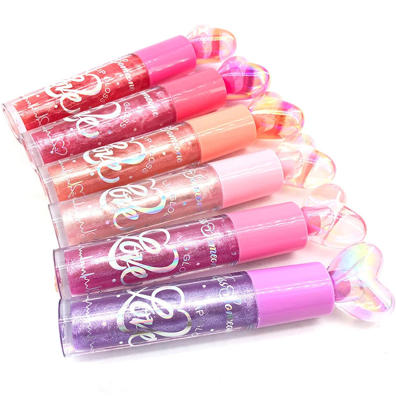 Magic Color Change Lip Glaze - 6 Set Sparkly Gloss
