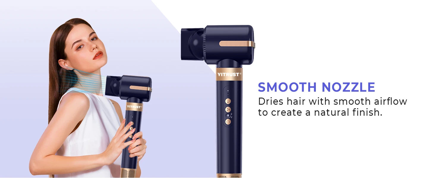 Style Flow 7-in-1 *Brushless Ionic Hot Air Styling Brush & Hair Dryer with Diffuser & Auto Curler*