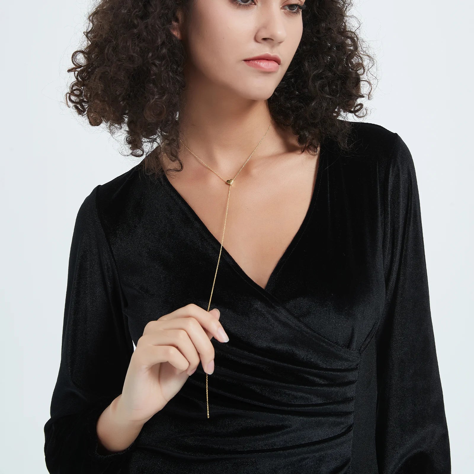 The Adjustable Heart * A 925 Sterling Silver Gold Plated Choker for Women *