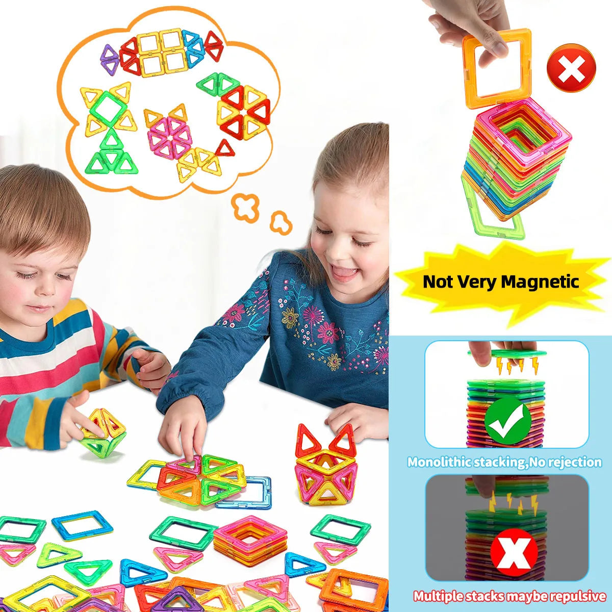 Mag Builder Pro*Educational DIY Magnet Toys for Creative Learning*