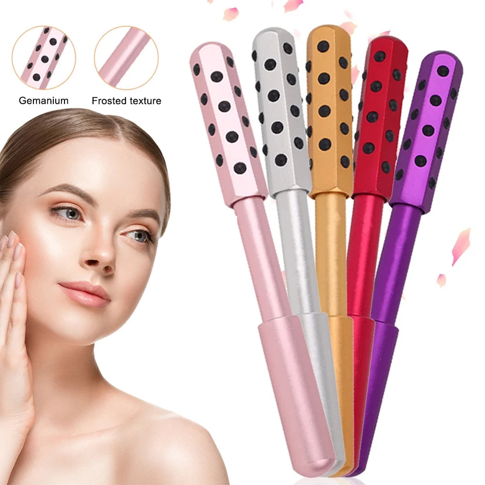 24-Ball Germanium Facial Massage Roller - Anti-Aging Acupoint Therapy &  Beauty Tool