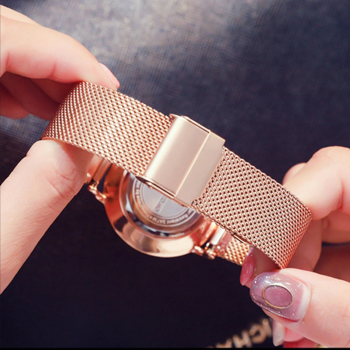 Lumiere * Elegant Rose Gold Dress Watch*