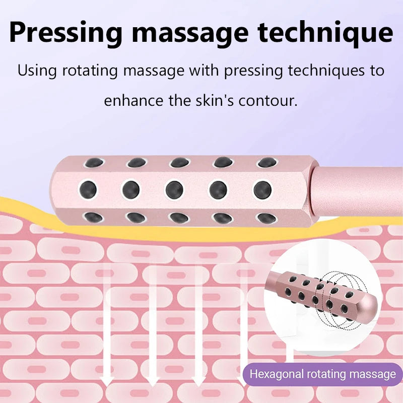 24-Ball Germanium Facial Massage Roller - Anti-Aging Acupoint Therapy &  Beauty Tool