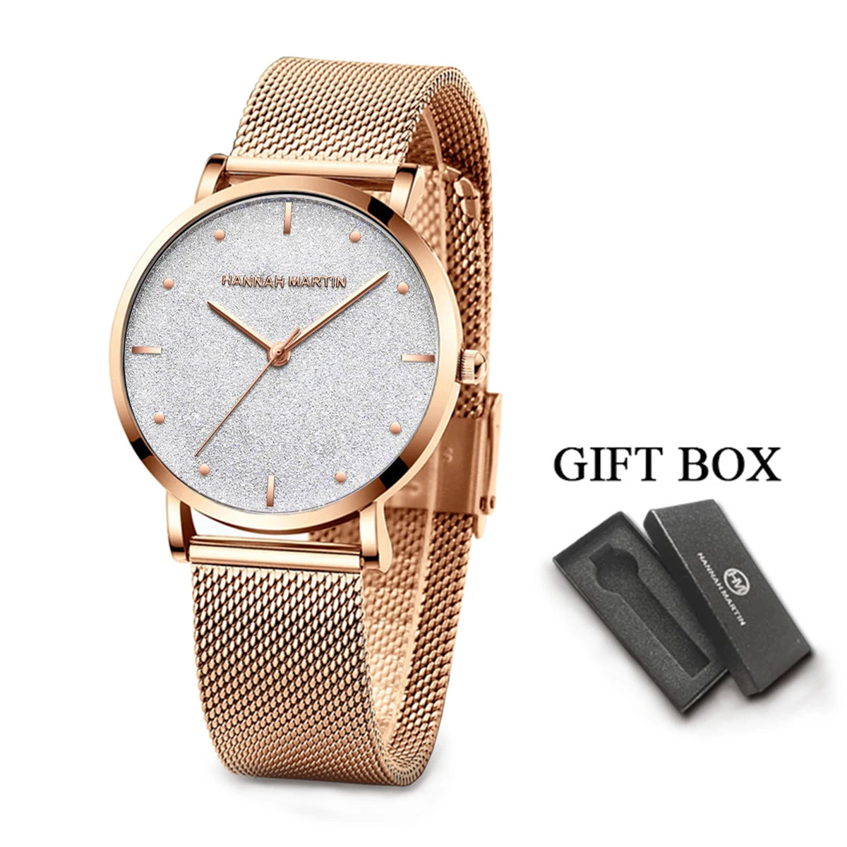 Lumiere * Elegant Rose Gold Dress Watch*