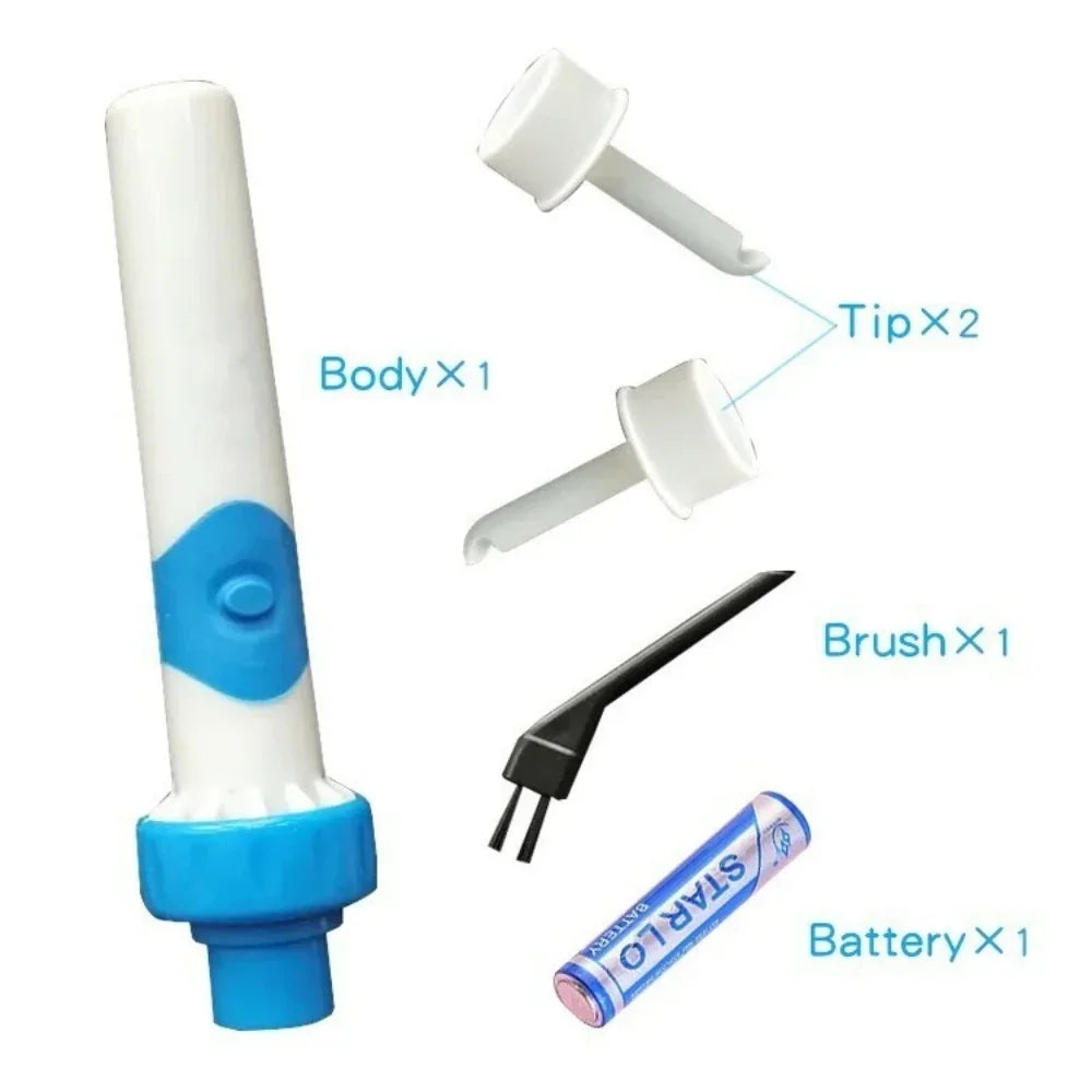 Safe Electric Ear Cleaner - Automatic Earwax Removal Kit with Soft Silicone Tips