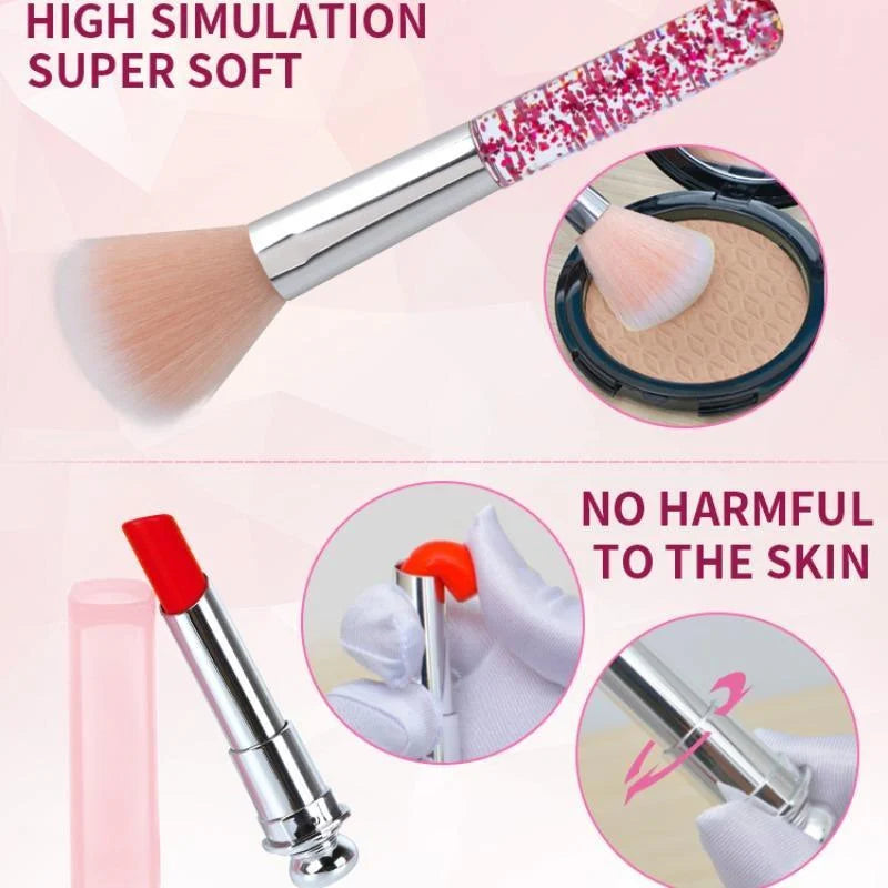 Sparkle Dream Set  *Simulation Makeup & Nail Studio for Girls with Cosmetic Tools & Mirror*