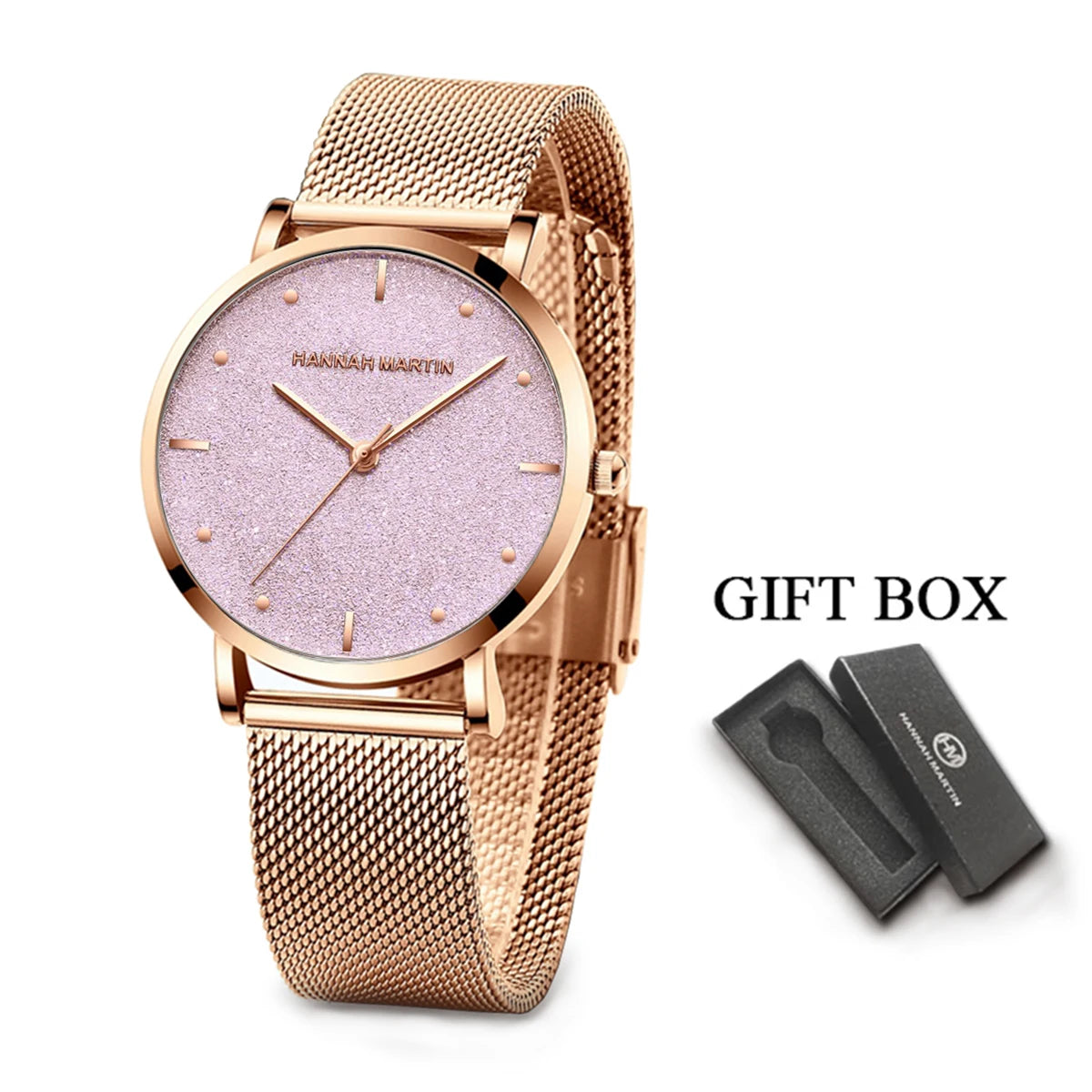 Lumiere * Elegant Rose Gold Dress Watch*