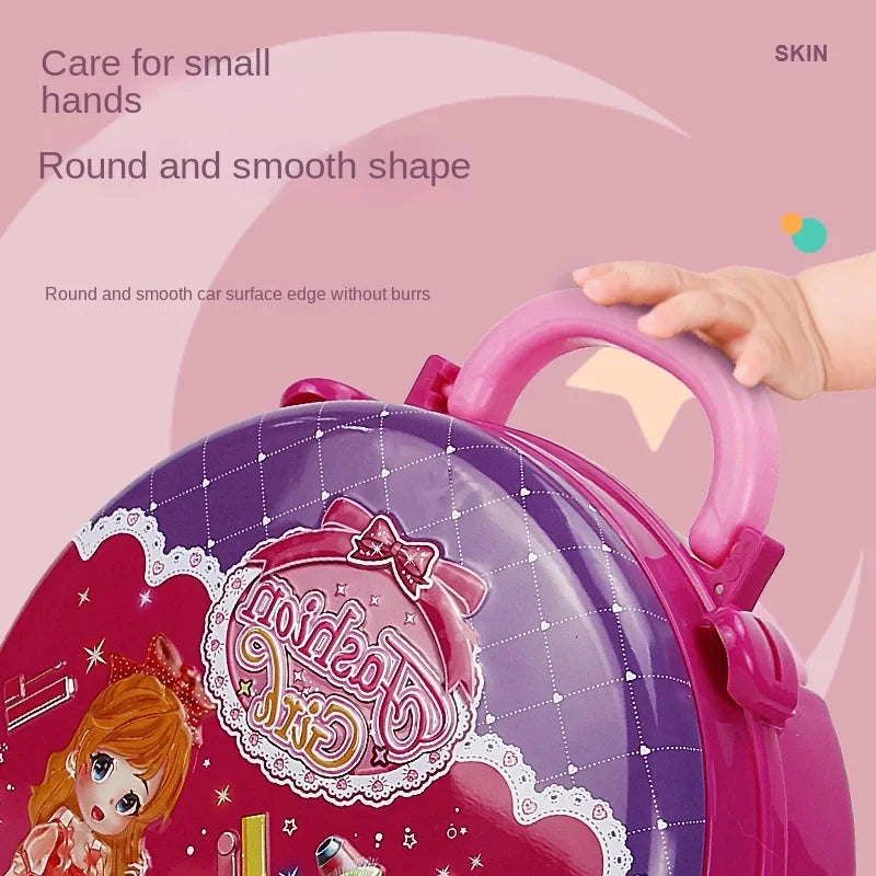 Magical Princess *3-in-1 Makeup Suitcase - Pretend Play Cosmetic Set*