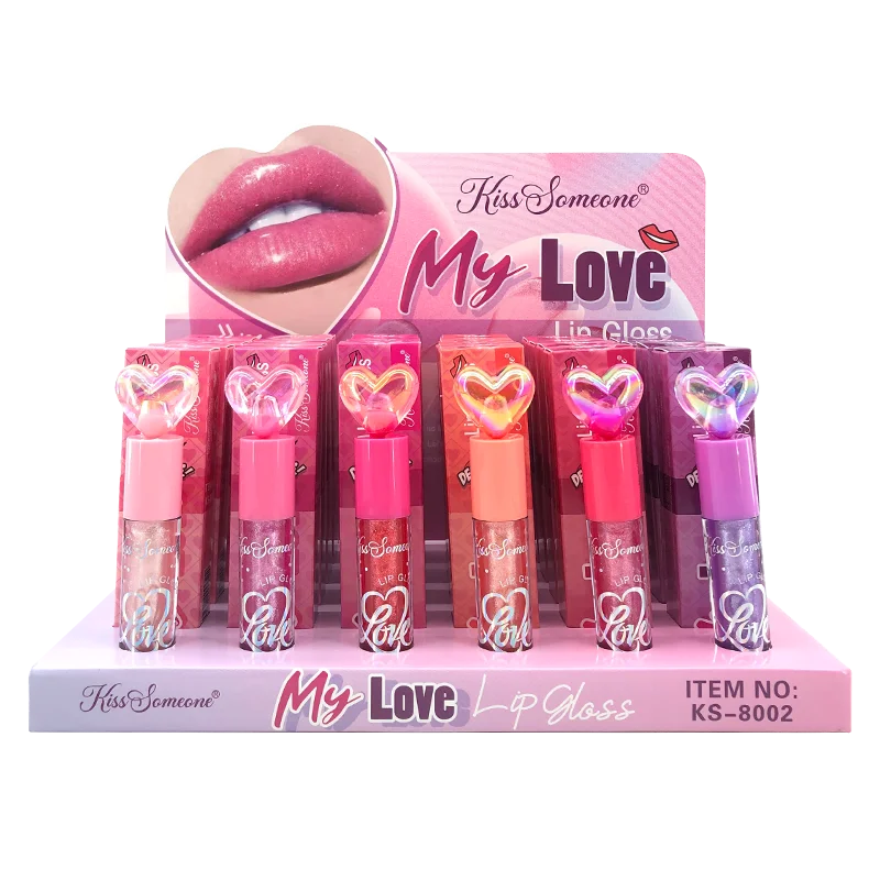 Magic Color Change Lip Glaze - 6 Set Sparkly Gloss