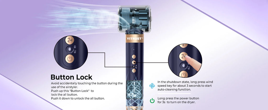 Style Flow 7-in-1 *Brushless Ionic Hot Air Styling Brush & Hair Dryer with Diffuser & Auto Curler*