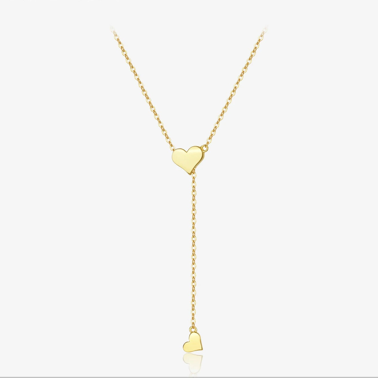 The Adjustable Heart * A 925 Sterling Silver Gold Plated Choker for Women *