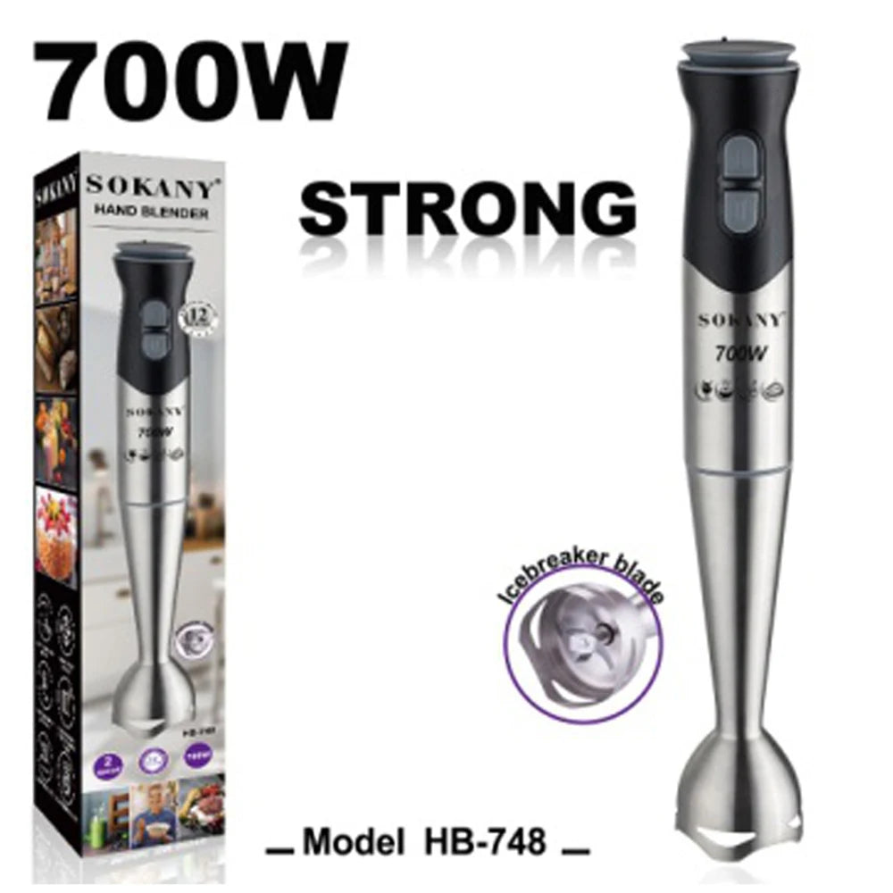 Power Mix Pro *750W 6-in-1 Immersion Hand Blender *