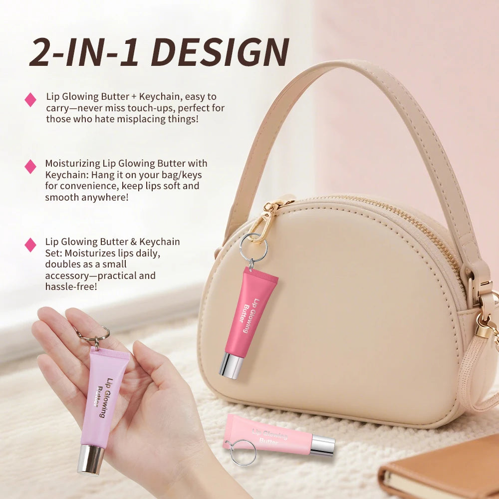 Glow Key Butter Balm *Lip Gloss with Plumping Effect - Hydrating, Nourishing & Long-Lasting*