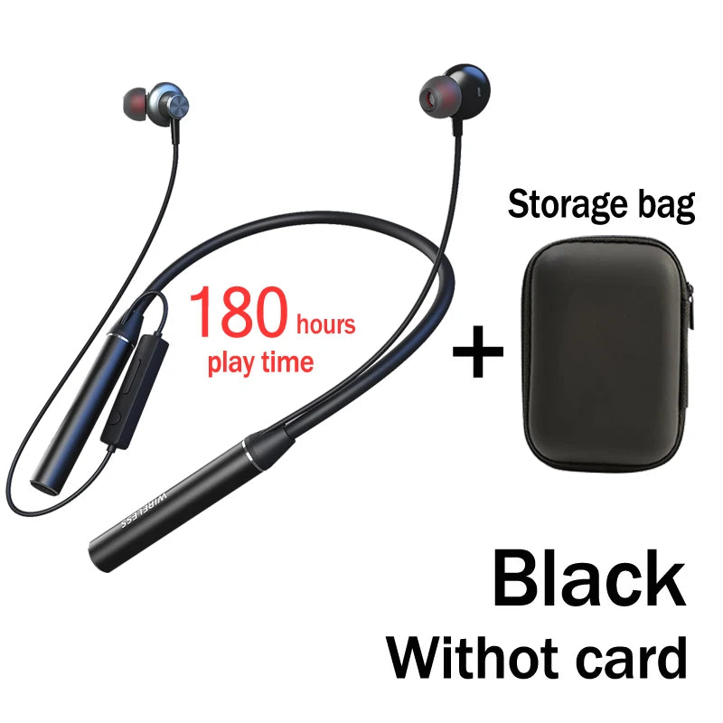 Run Free  *Wireless Headphones with TF Card Support & 24-Hour Battery*