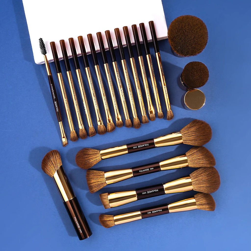 Glow Duet *Double-Ended Professional Makeup Brush Set *