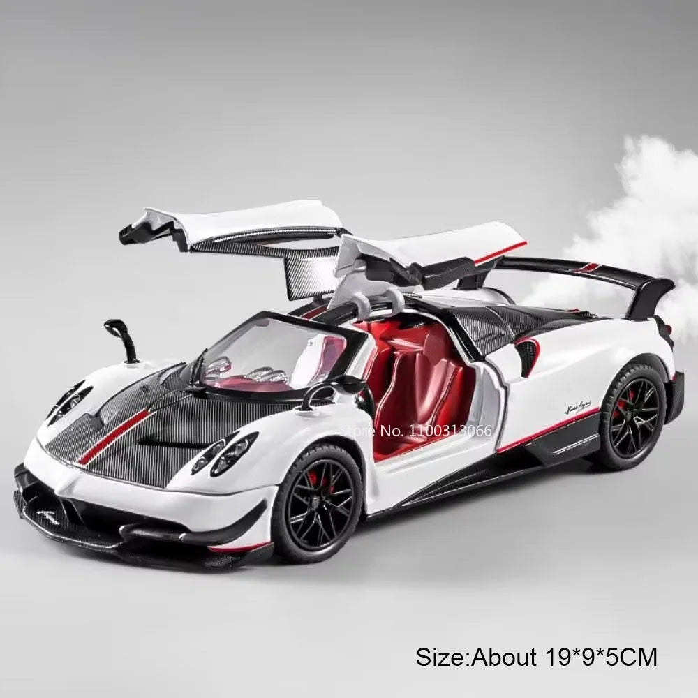 Pull-Back Pagani Huayra Model - Spray Effect with Light & Sound